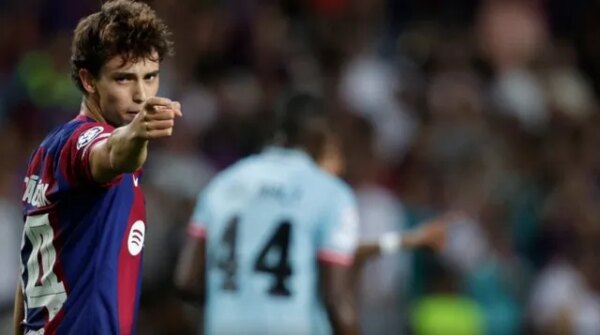 Read more about the article O reencontro emocionante de João: Barcelona arrasa Antuérpia com dois golos e uma assistência de Félix