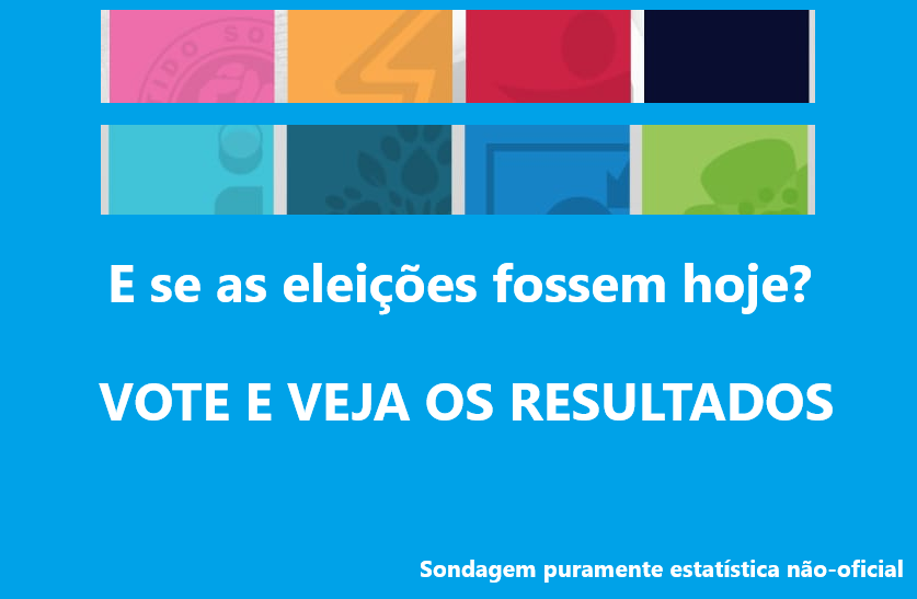 Read more about the article Sondagem – Se as Eleições Fossem Hoje, em Quem Votaria? Vote e veja os resultados